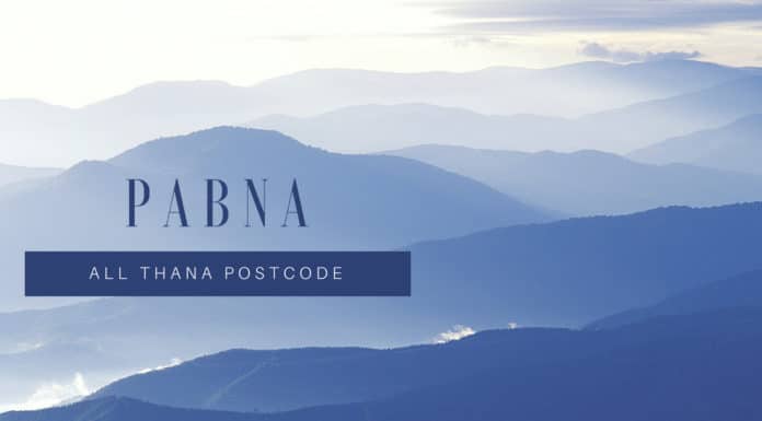 Pabna All Thana Postcode or Zip Code