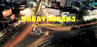 Narayanganj District – All Thana or Upazila Postcode or Zip Code