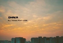 Dhaka District - All Thana or Upazila Postcode or Zip Code