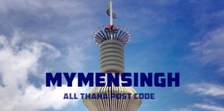 Mymensingh District – All Thana or Upazila Postcode or Zip Code