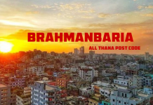 Brahmanbaria District – All Thana or Upazila Postcode or Zip Code