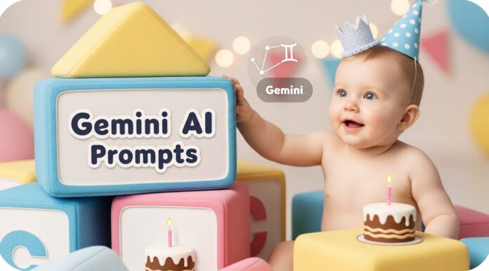 Gemini AI Prompts for Baby Birthday Photos